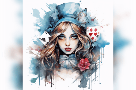 Enhancing Your Blog with Alice in Wonderland. Watercolor PNG