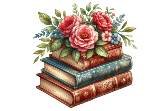 Watercolor Vintage Books: A Versatile Illustration Asset